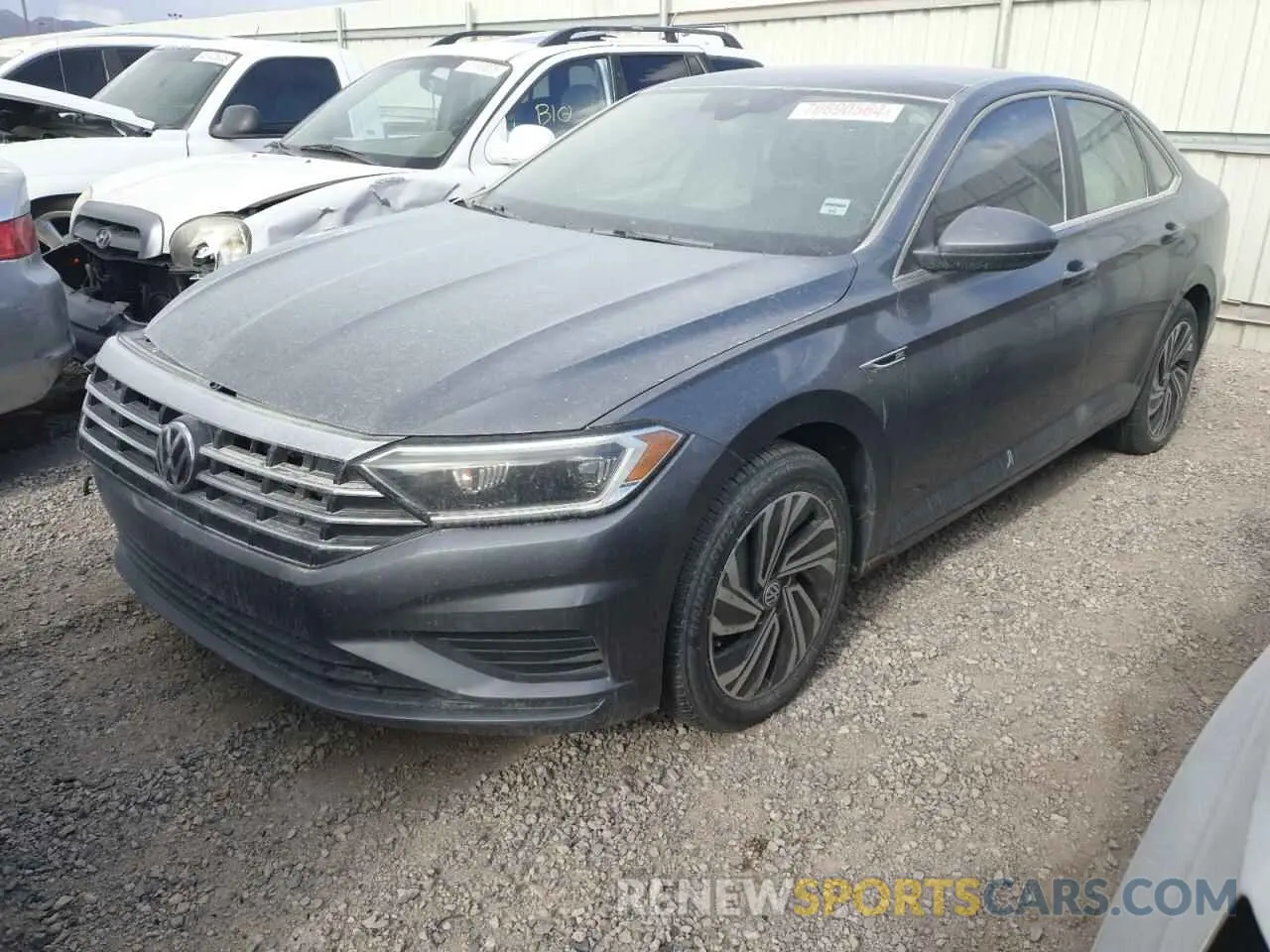 1 Photograph of a damaged car 3VWE57BU7LM091993 VOLKSWAGEN JETTA 2020