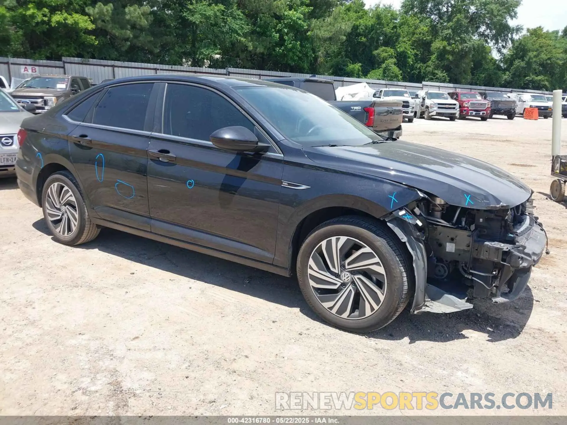1 Photograph of a damaged car 3VWEB7BU2LM052964 VOLKSWAGEN JETTA 2020
