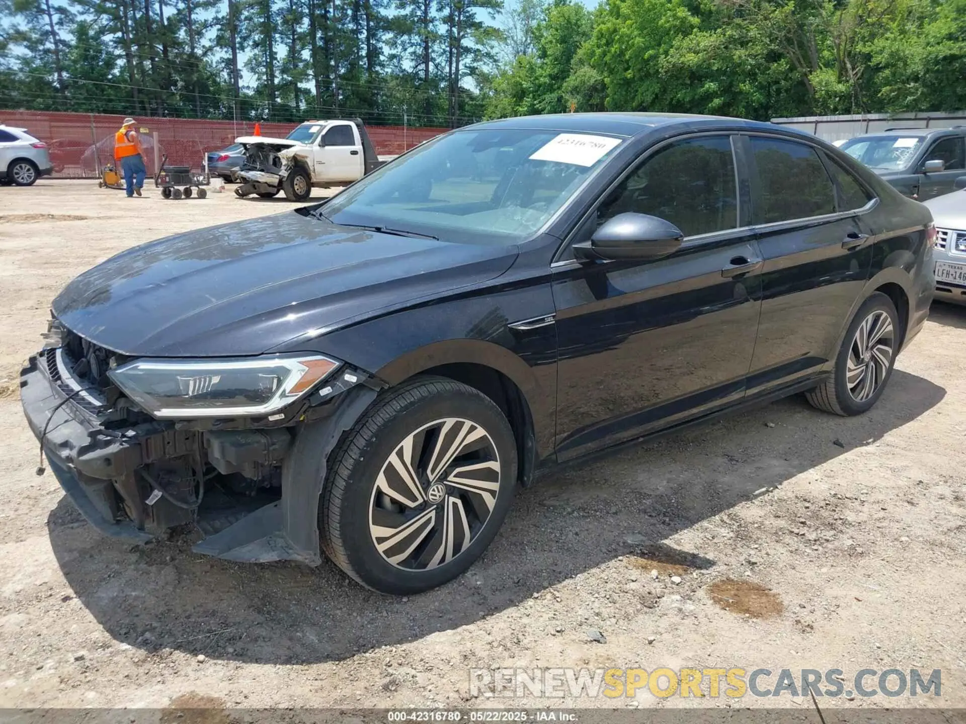 2 Photograph of a damaged car 3VWEB7BU2LM052964 VOLKSWAGEN JETTA 2020