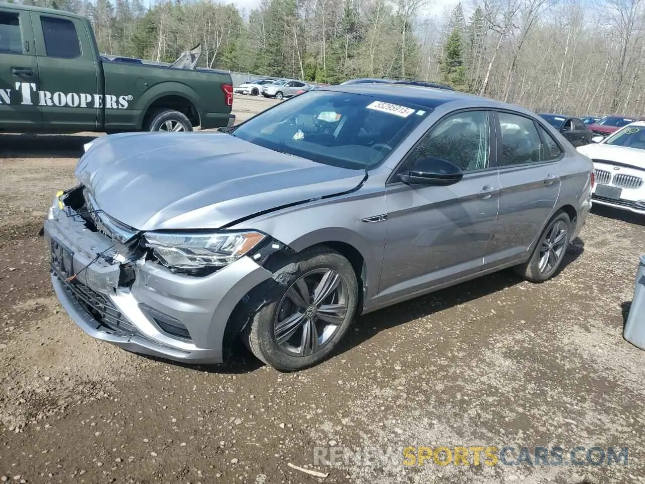 1 Photograph of a damaged car 3VWEB7BU2LM067643 VOLKSWAGEN JETTA 2020