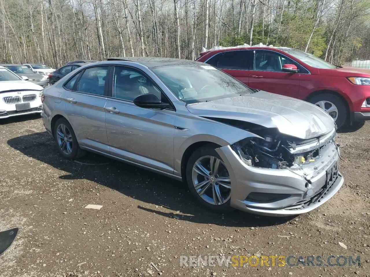 4 Photograph of a damaged car 3VWEB7BU2LM067643 VOLKSWAGEN JETTA 2020