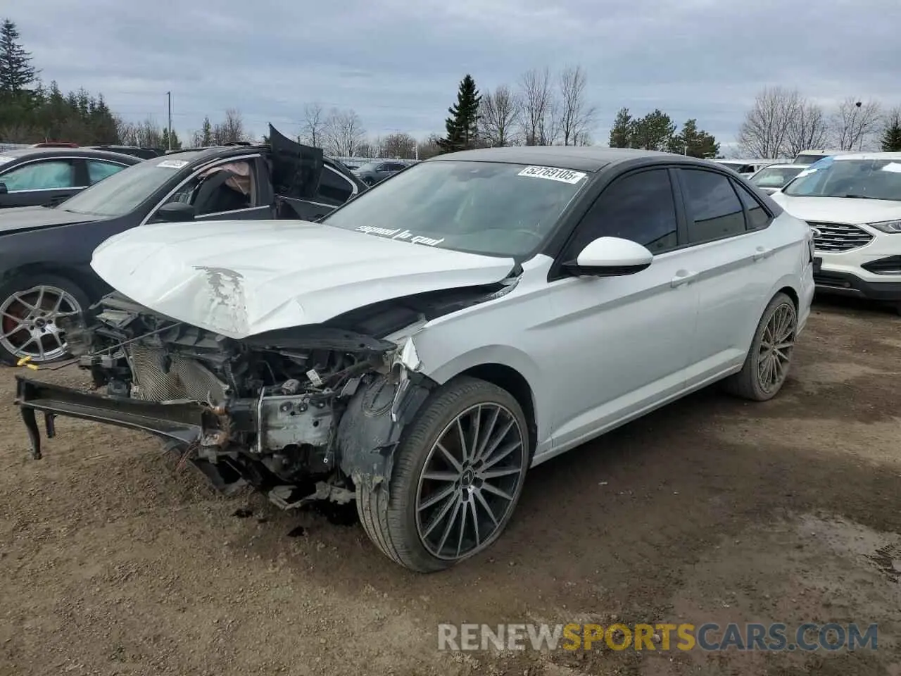 1 Photograph of a damaged car 3VWEB7BU2LM068503 VOLKSWAGEN JETTA 2020