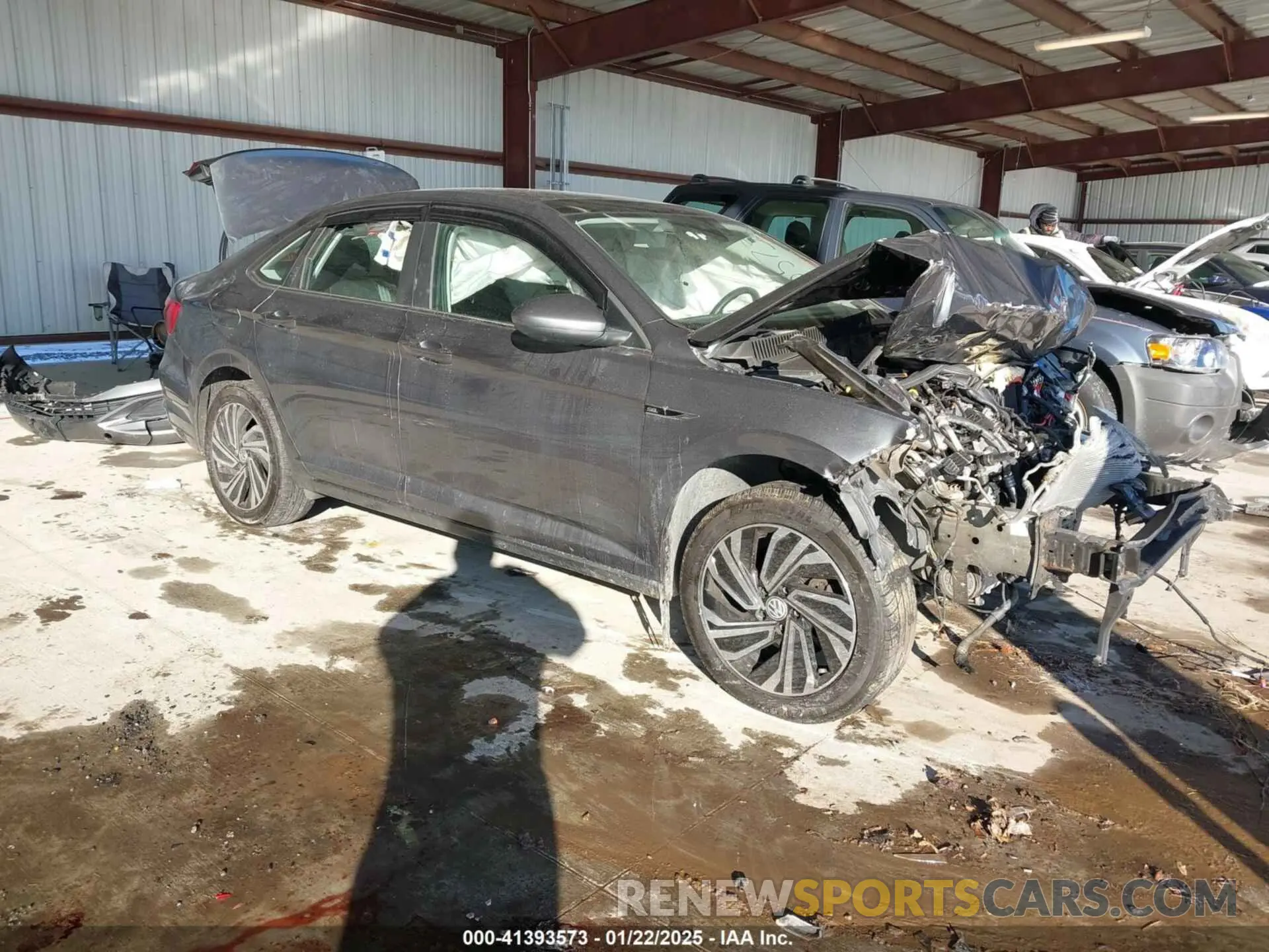 1 Photograph of a damaged car 3VWEB7BU3LM002428 VOLKSWAGEN JETTA 2020