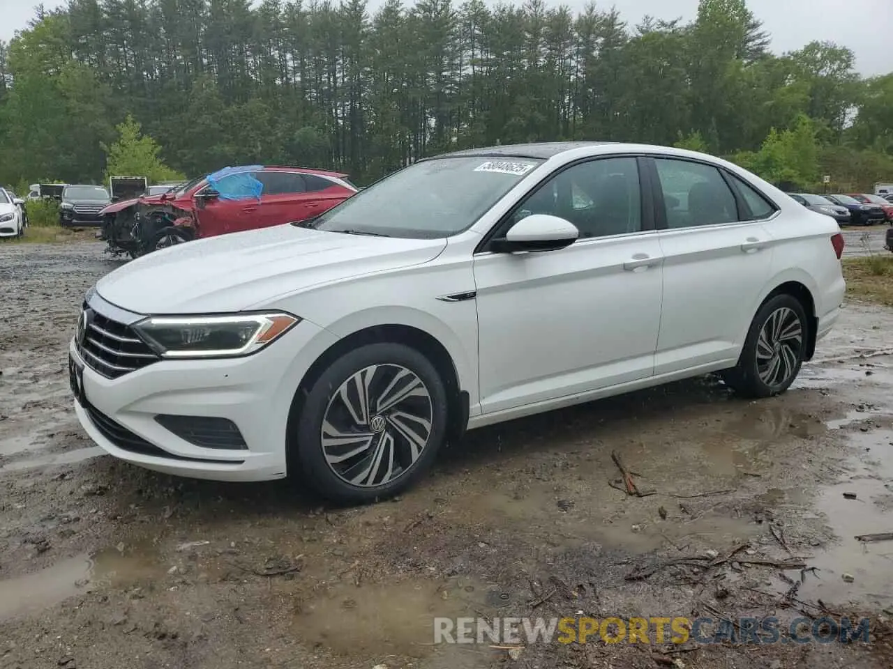 1 Photograph of a damaged car 3VWEB7BU3LM029970 VOLKSWAGEN JETTA 2020