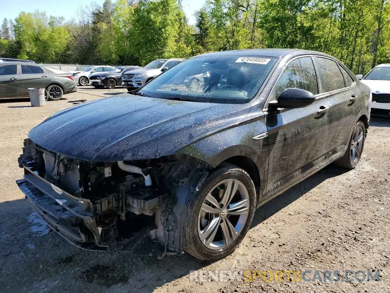 1 Photograph of a damaged car 3VWEB7BU8LM022755 VOLKSWAGEN JETTA 2020