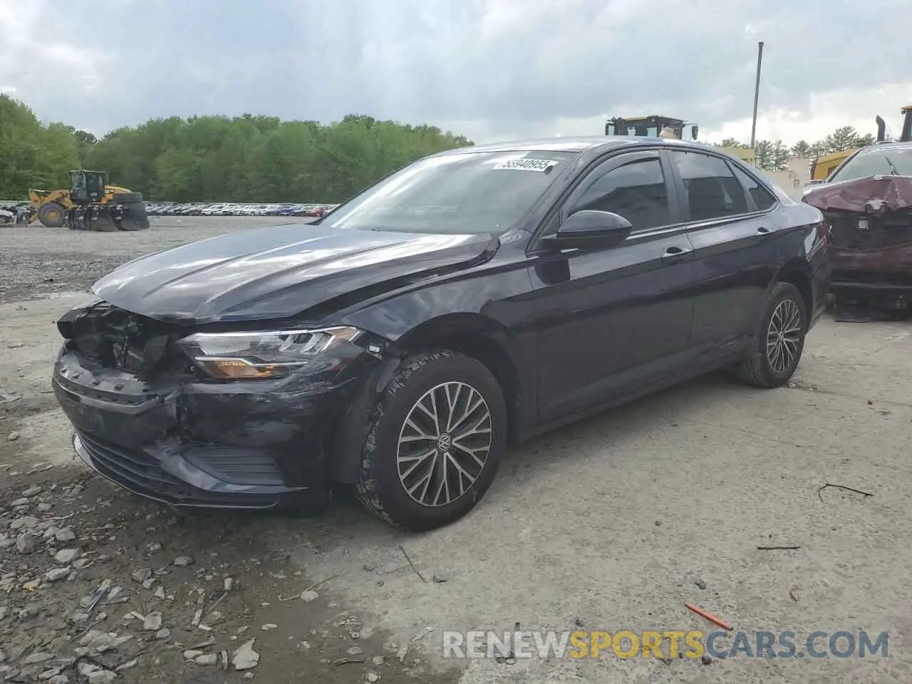 1 Photograph of a damaged car 3VWEB7BU9LM073522 VOLKSWAGEN JETTA 2020