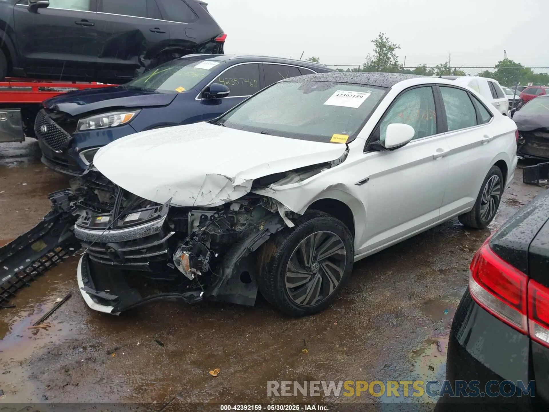 2 Photograph of a damaged car 3VWGB7BU7LM027356 VOLKSWAGEN JETTA 2020