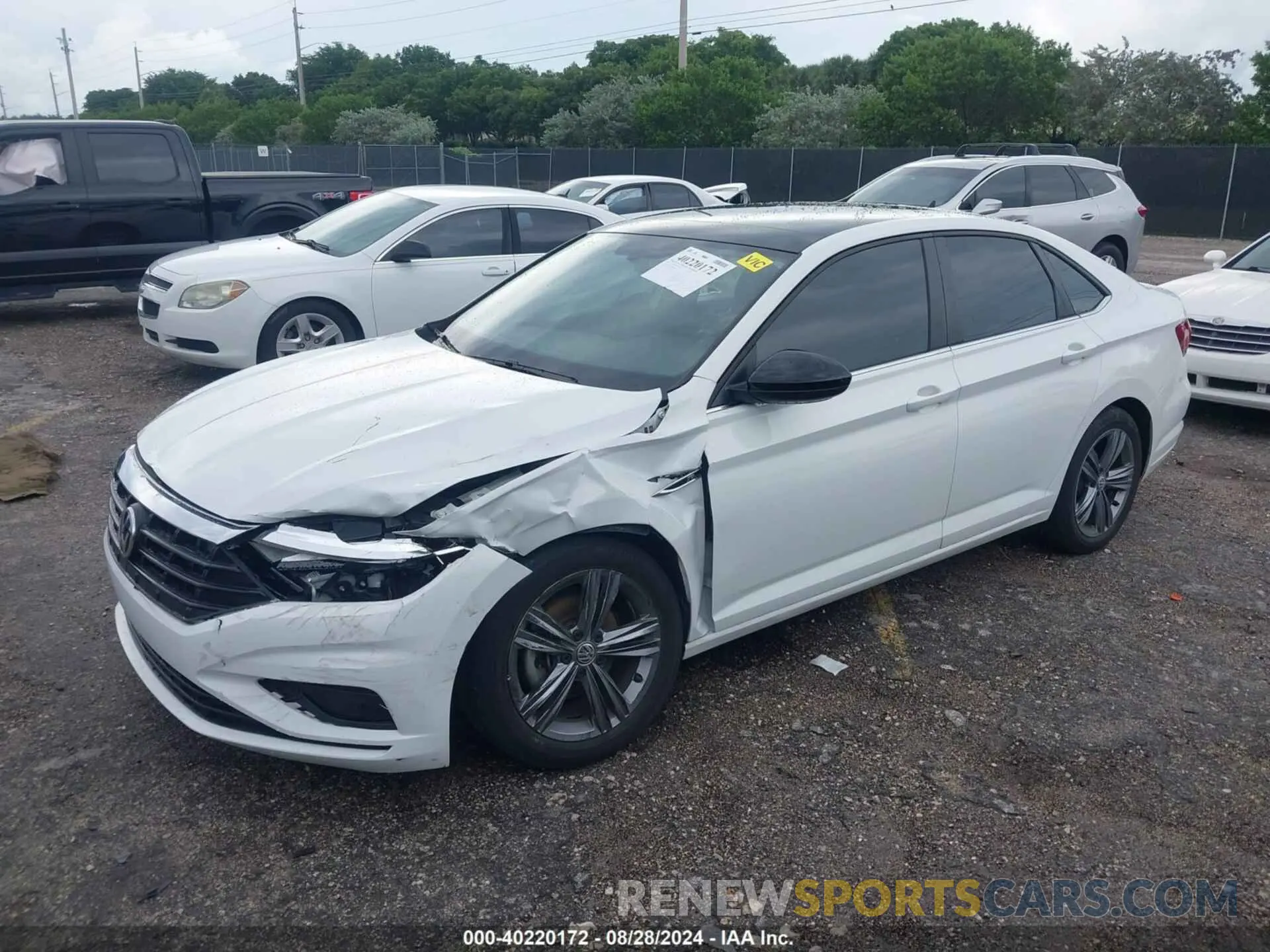 2 Photograph of a damaged car 3VWN57BU2LM082263 VOLKSWAGEN JETTA 2020