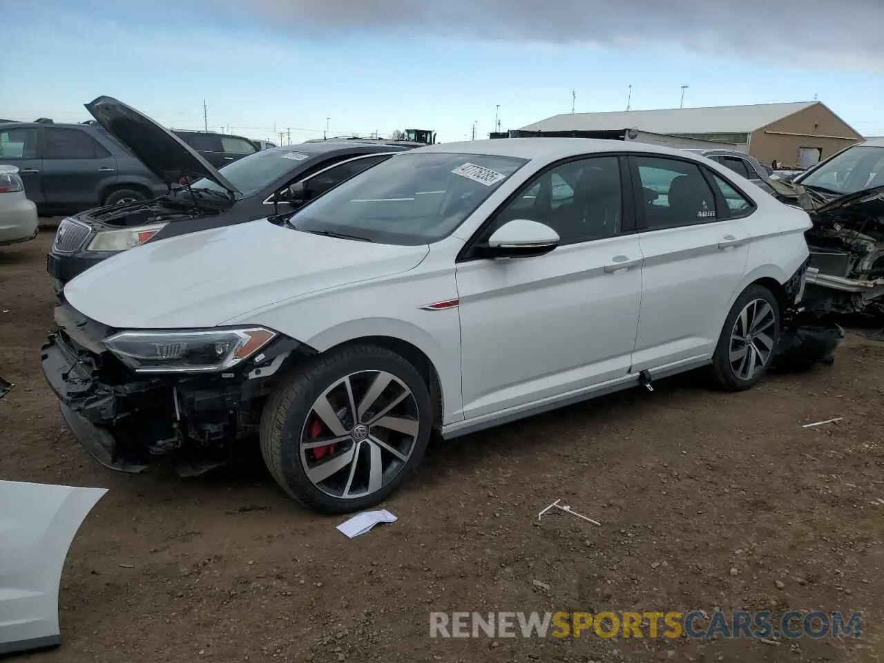 1 Photograph of a damaged car 3VW6T7BU1MM104359 VOLKSWAGEN JETTA 2021