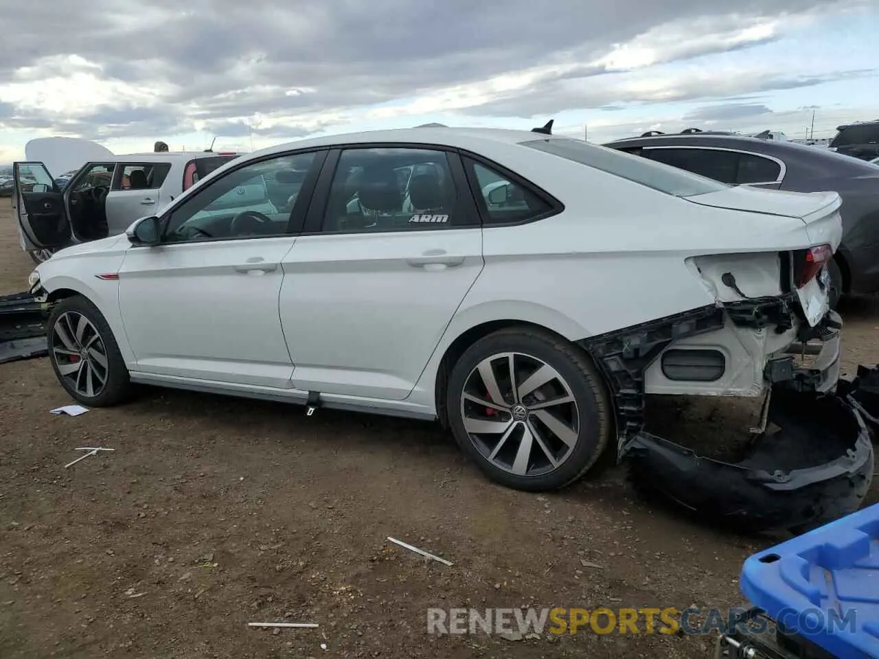 2 Photograph of a damaged car 3VW6T7BU1MM104359 VOLKSWAGEN JETTA 2021