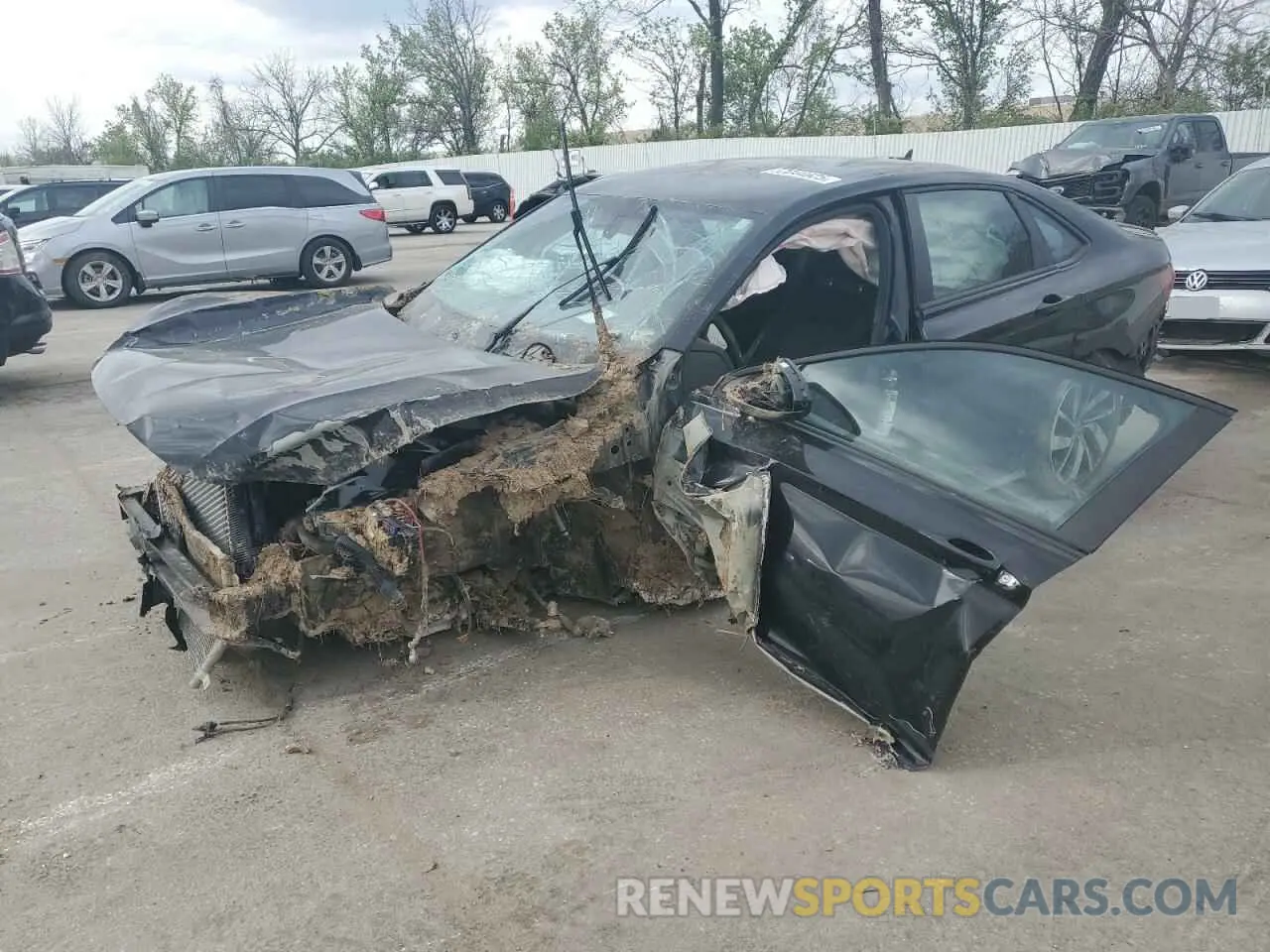 1 Photograph of a damaged car 3VW6T7BU8MM010947 VOLKSWAGEN JETTA 2021