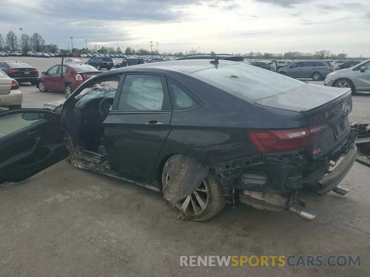 2 Photograph of a damaged car 3VW6T7BU8MM010947 VOLKSWAGEN JETTA 2021