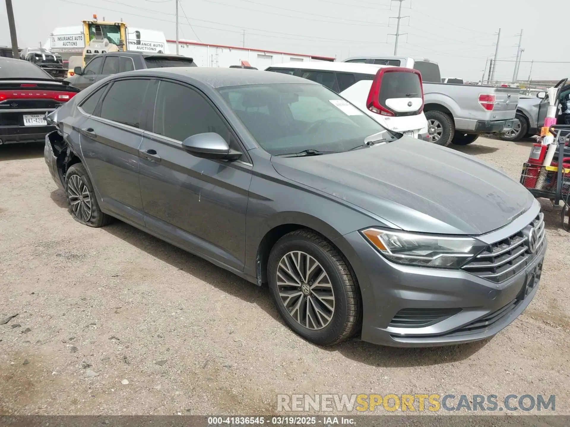 1 Photograph of a damaged car 3VWC57BU0MM032910 VOLKSWAGEN JETTA 2021