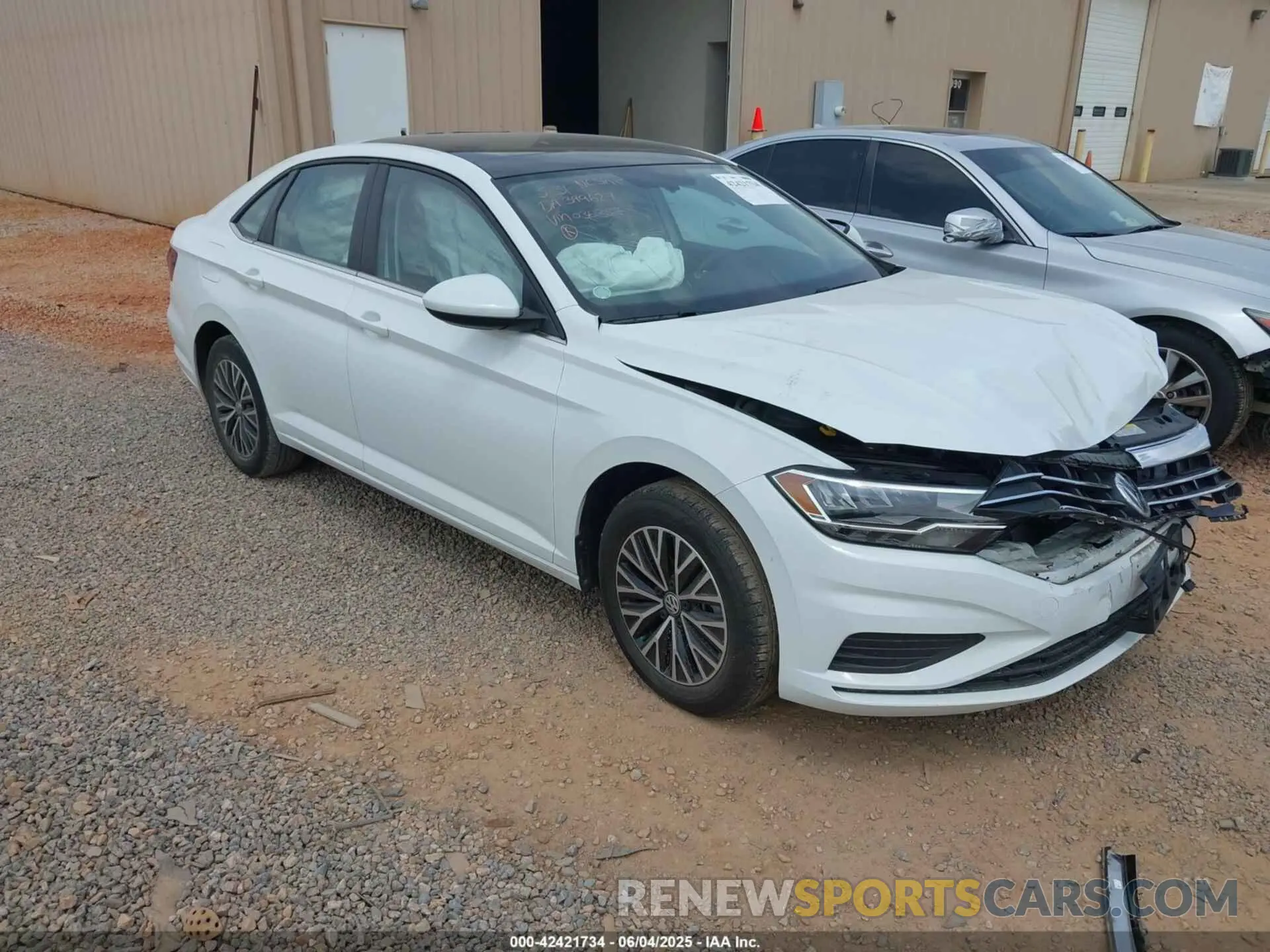 1 Photograph of a damaged car 3VWC57BU0MM036357 VOLKSWAGEN JETTA 2021