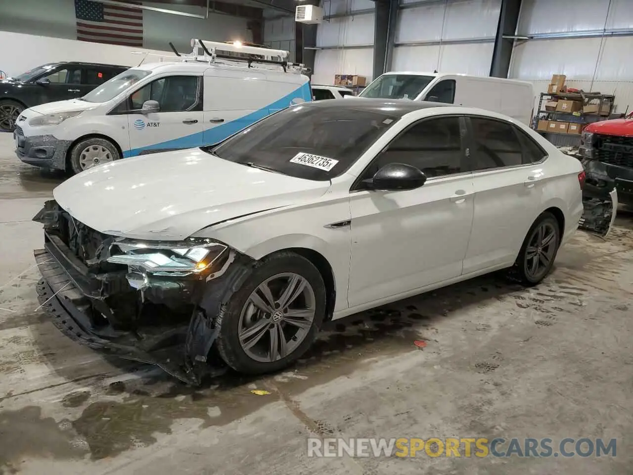 1 Photograph of a damaged car 3VWC57BU0MM041638 VOLKSWAGEN JETTA 2021
