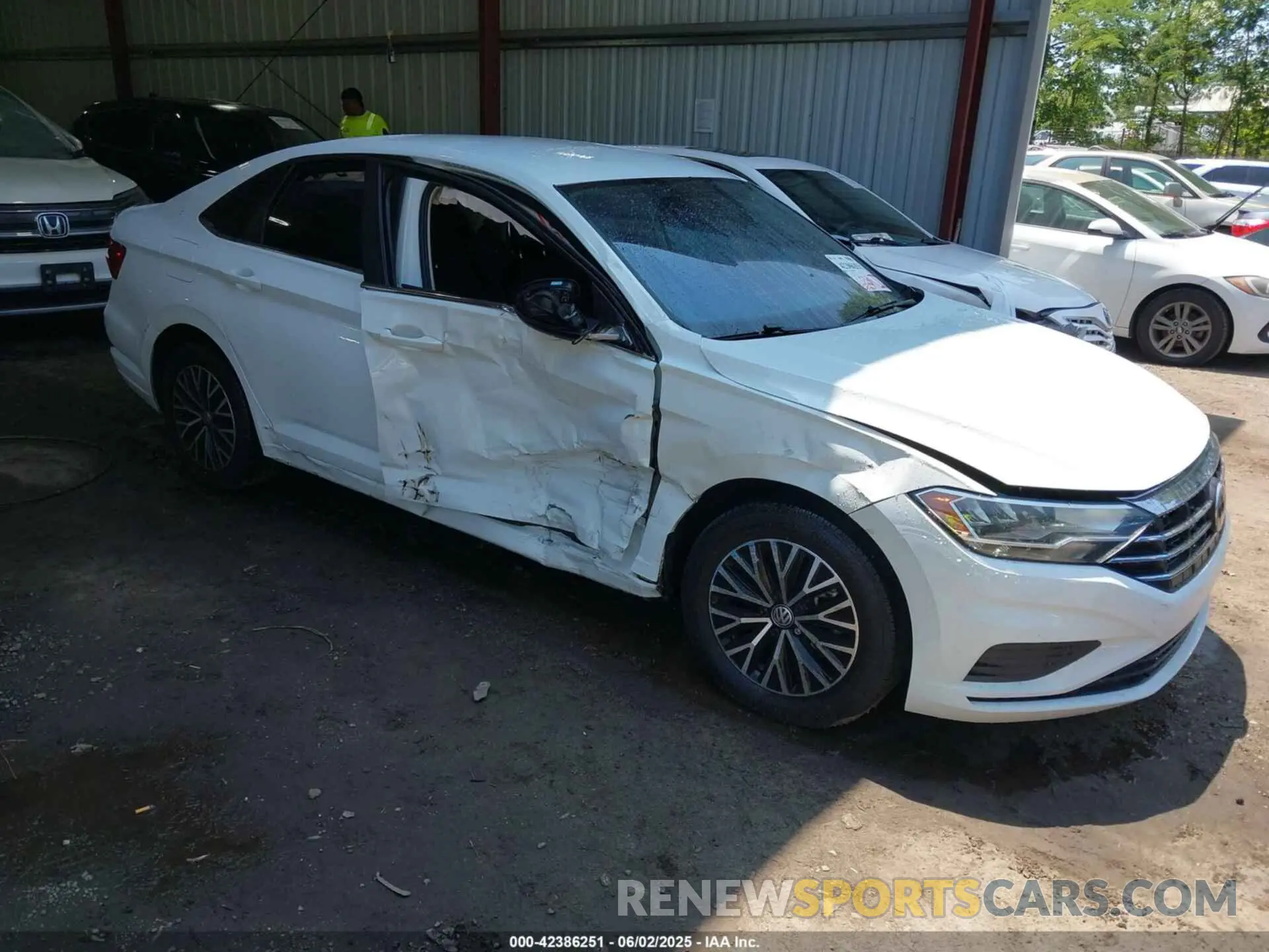 1 Photograph of a damaged car 3VWC57BU0MM086014 VOLKSWAGEN JETTA 2021