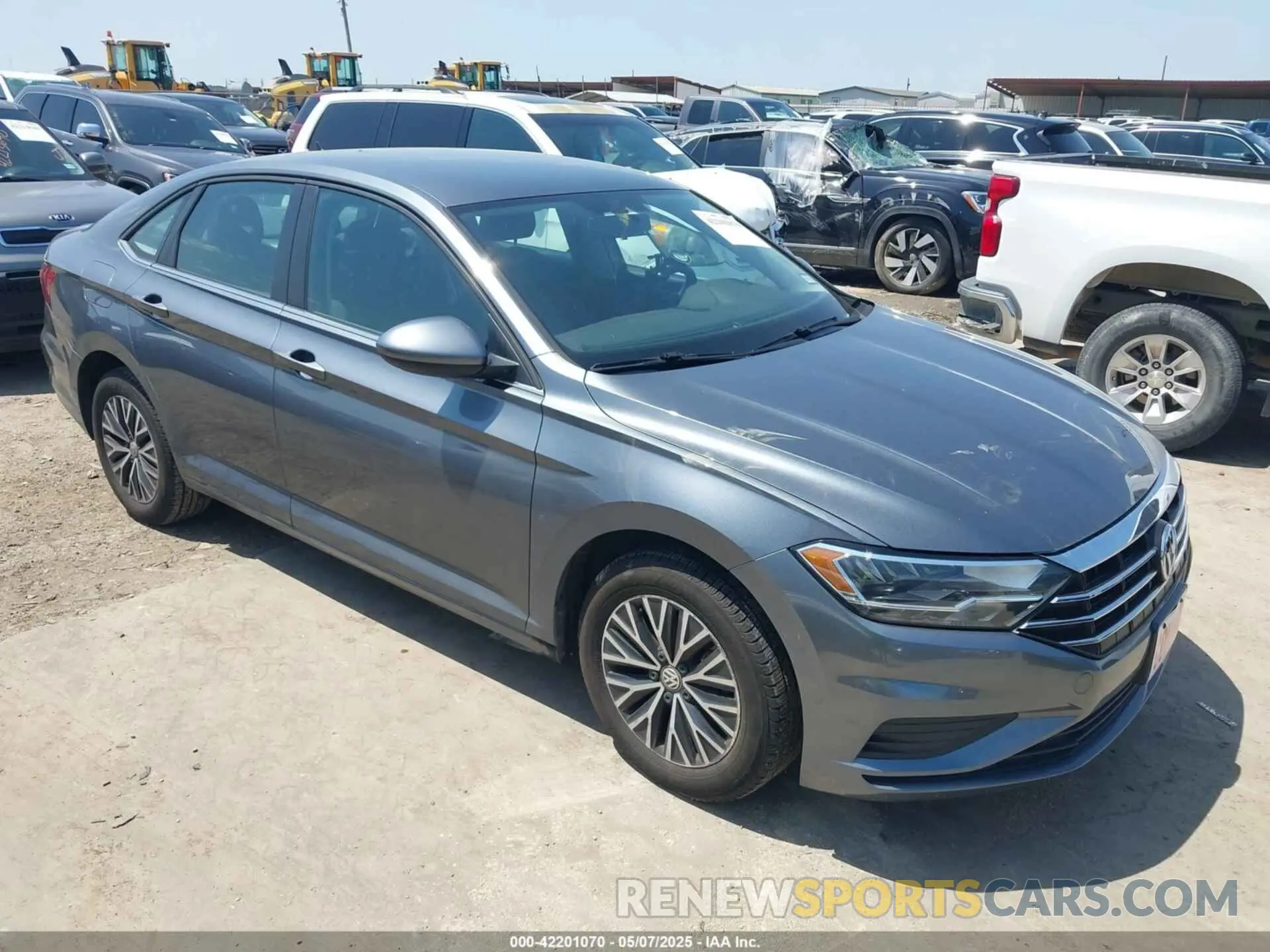 1 Photograph of a damaged car 3VWC57BU0MM098146 VOLKSWAGEN JETTA 2021