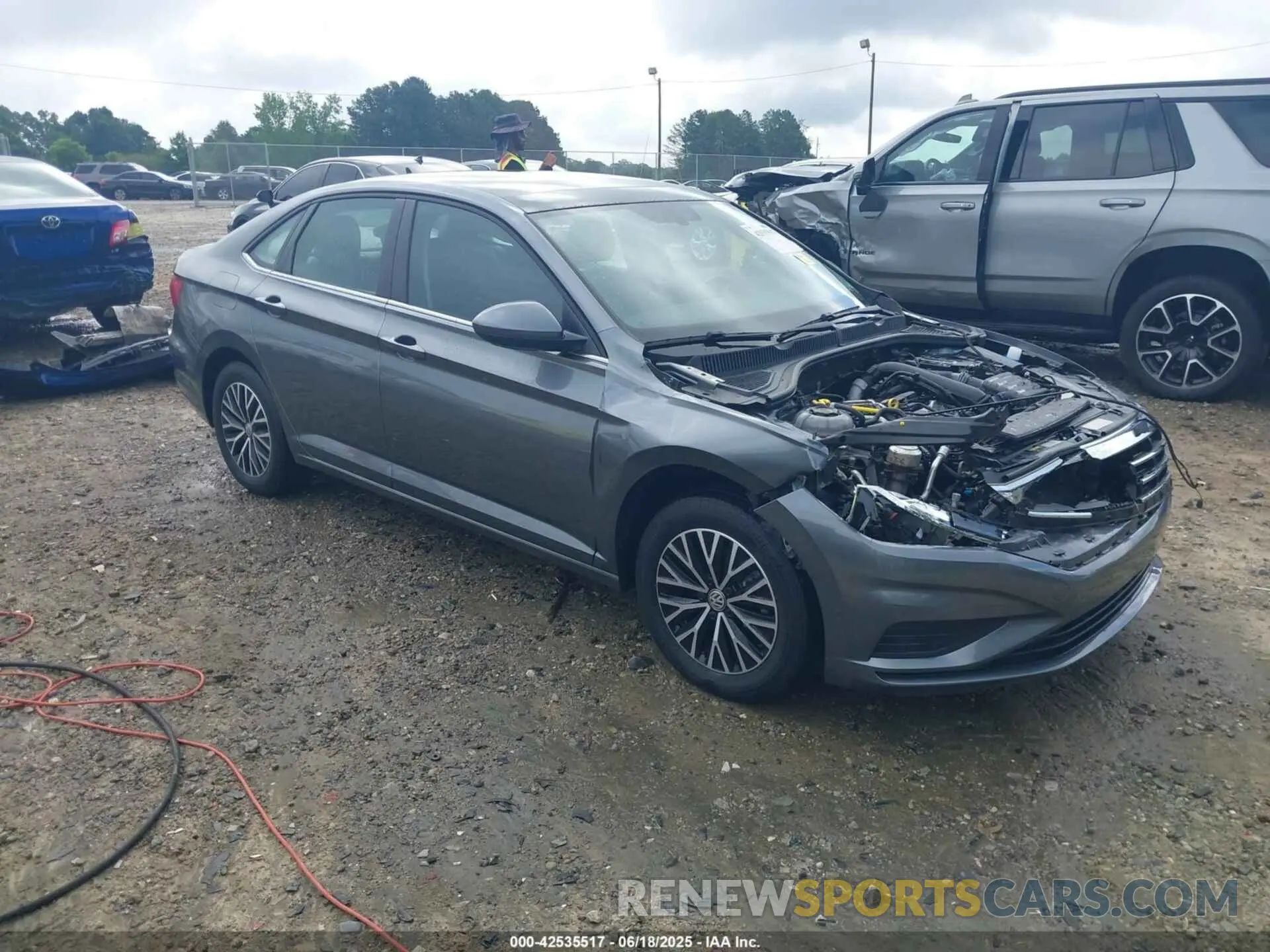 1 Photograph of a damaged car 3VWC57BU0MM103524 VOLKSWAGEN JETTA 2021