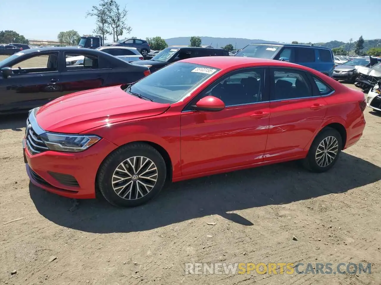 1 Photograph of a damaged car 3VWC57BU1MM002850 VOLKSWAGEN JETTA 2021