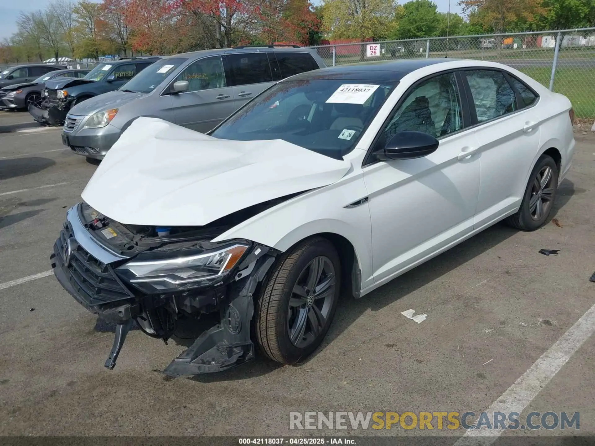2 Photograph of a damaged car 3VWC57BU1MM007417 VOLKSWAGEN JETTA 2021