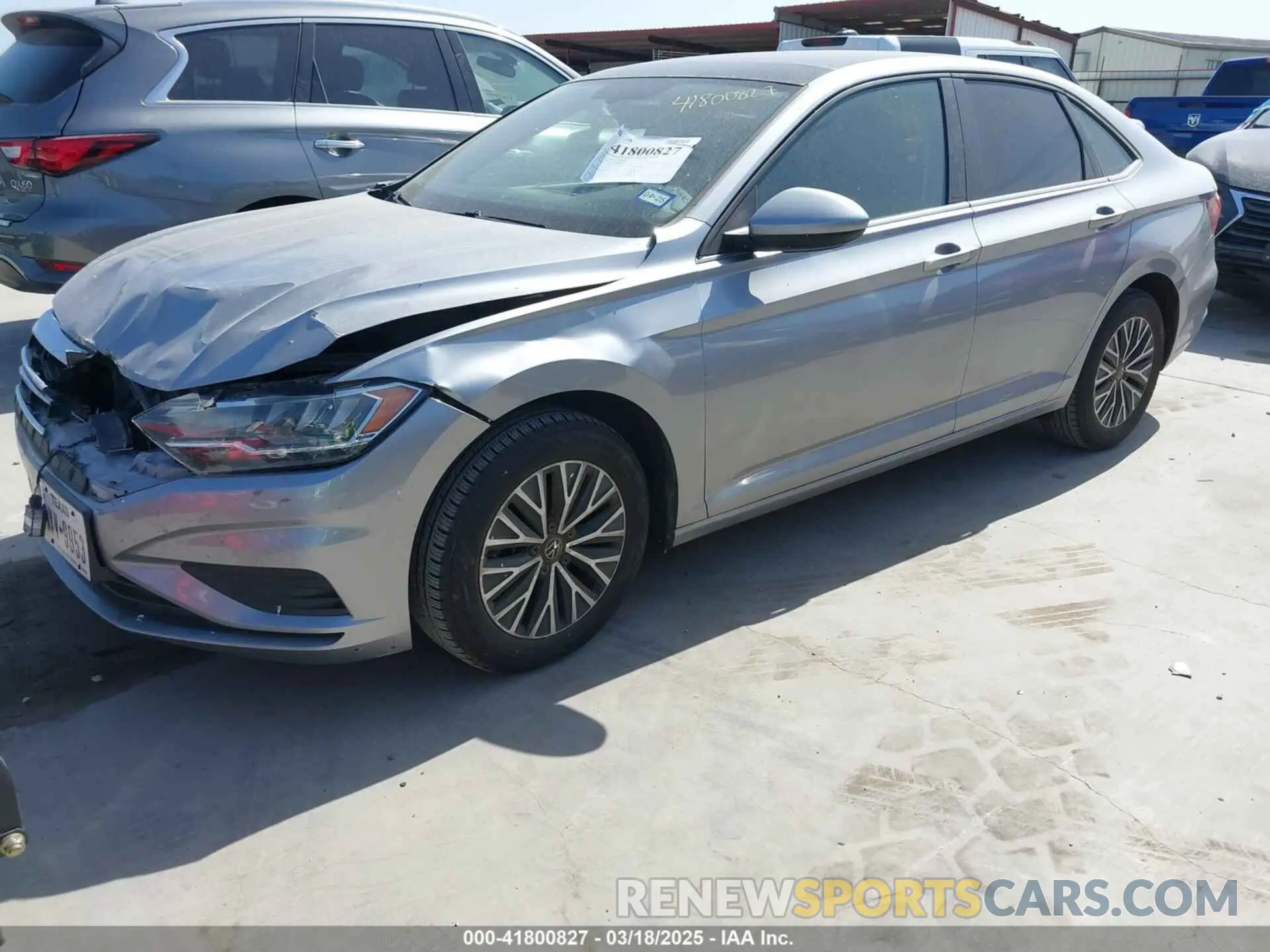 2 Photograph of a damaged car 3VWC57BU1MM007854 VOLKSWAGEN JETTA 2021