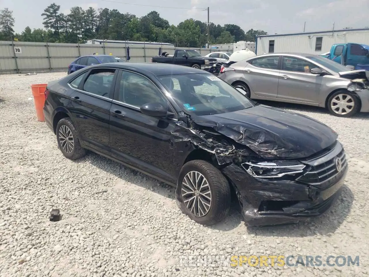 4 Photograph of a damaged car 3VWC57BU1MM009961 VOLKSWAGEN JETTA 2021