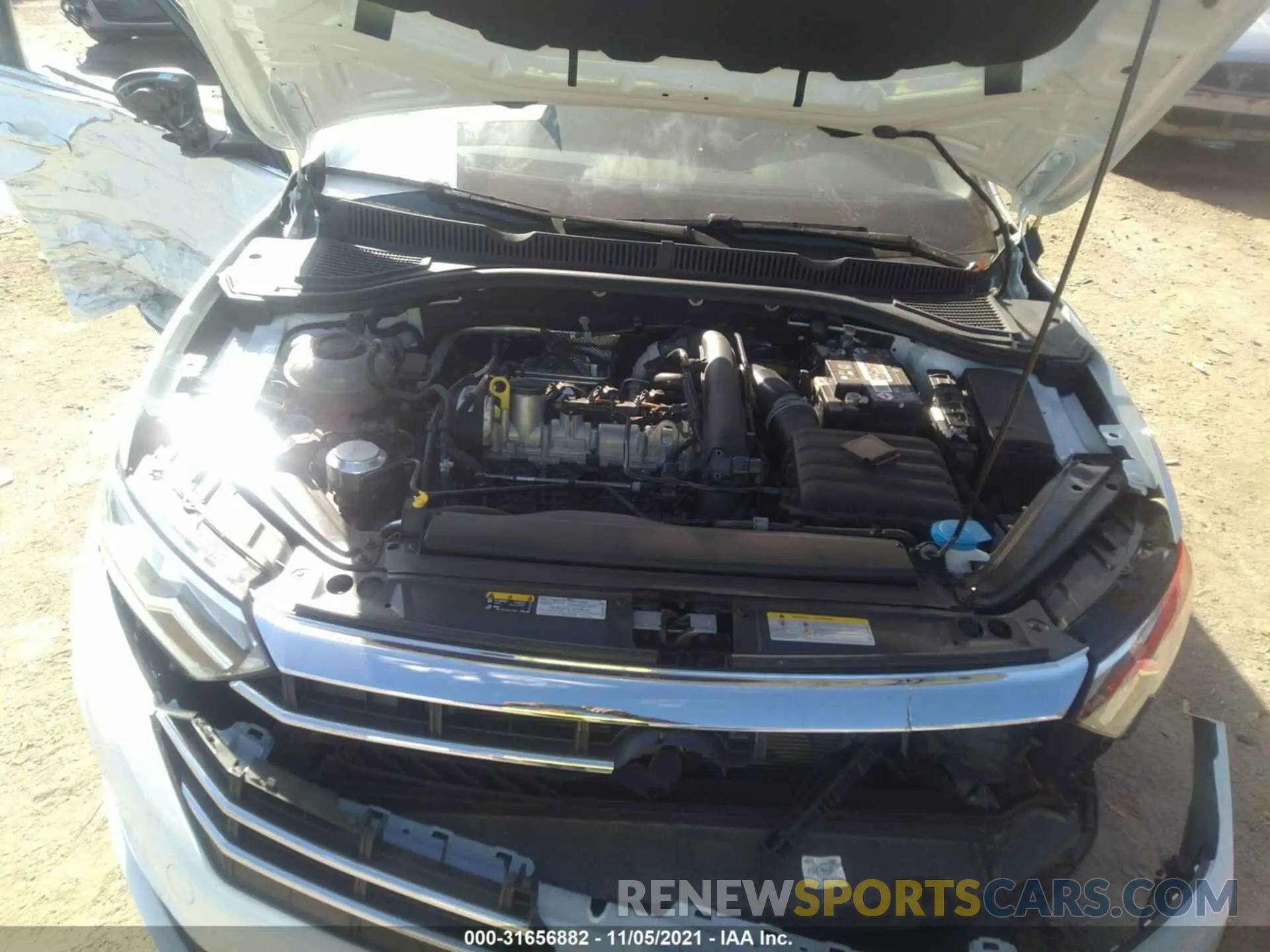 10 Photograph of a damaged car 3VWC57BU1MM017025 VOLKSWAGEN JETTA 2021
