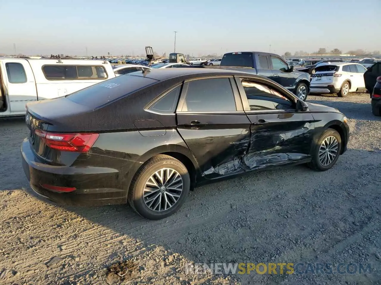 3 Photograph of a damaged car 3VWC57BU1MM083672 VOLKSWAGEN JETTA 2021