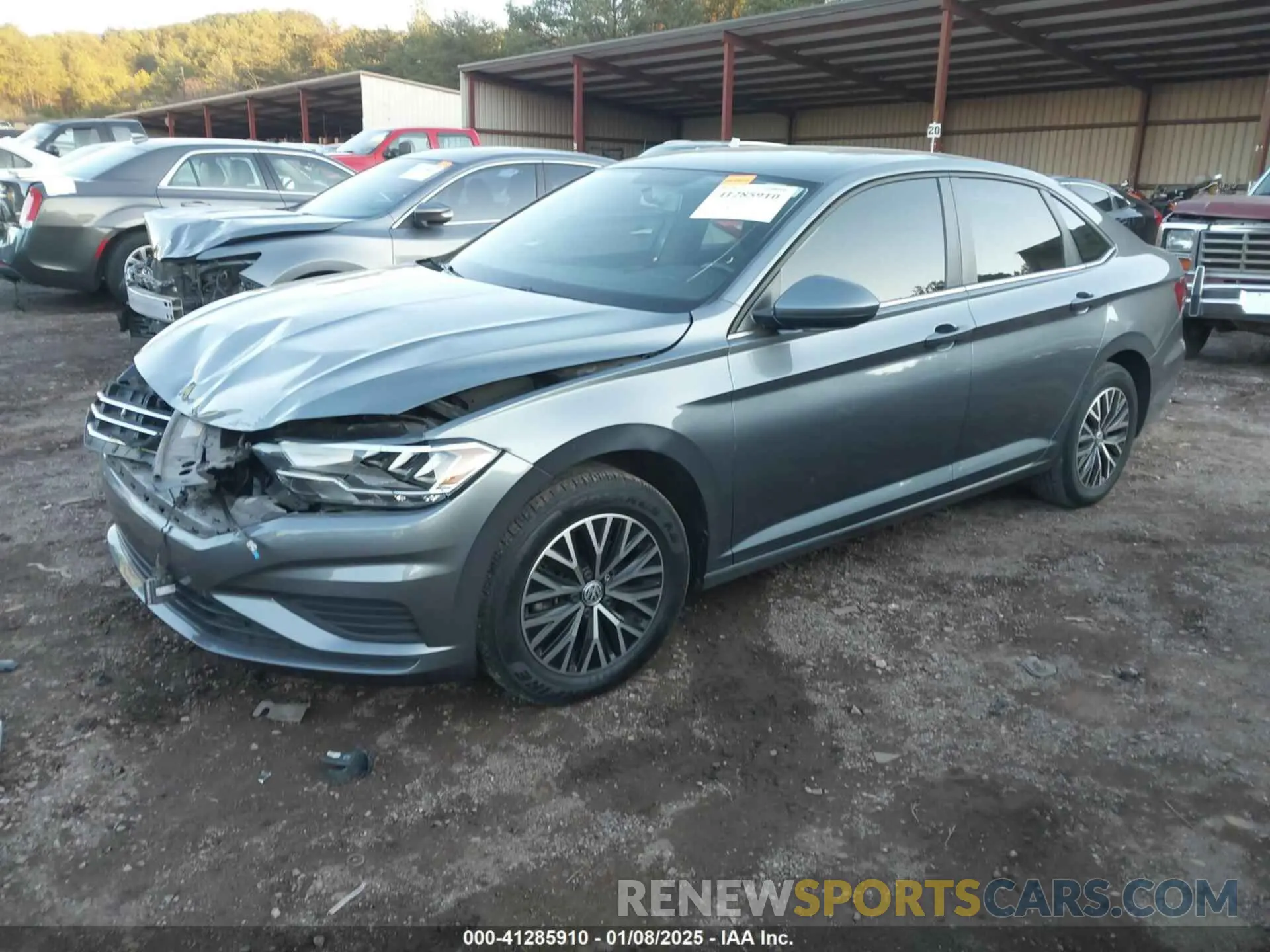 2 Photograph of a damaged car 3VWC57BU2MM023545 VOLKSWAGEN JETTA 2021