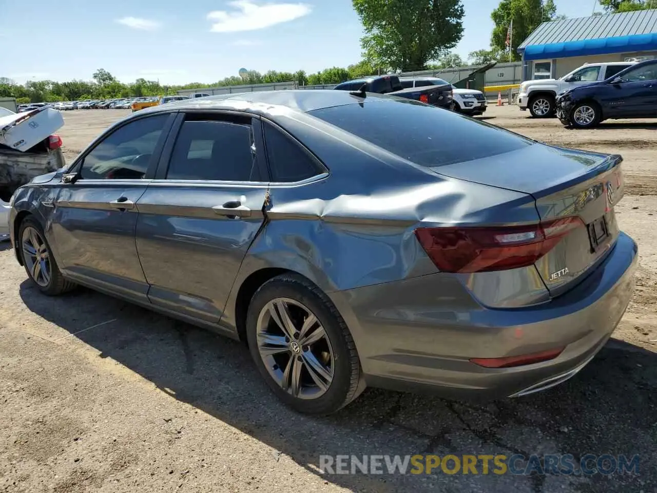 2 Photograph of a damaged car 3VWC57BU2MM025540 VOLKSWAGEN JETTA 2021