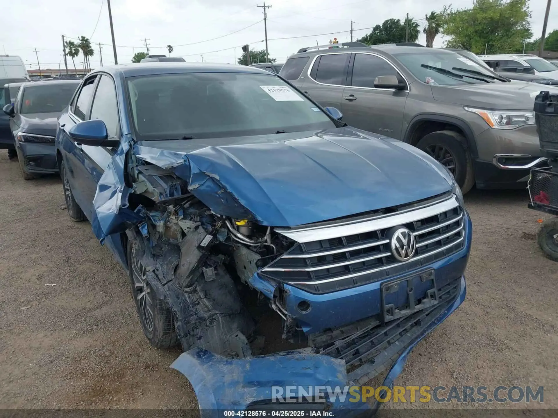 1 Photograph of a damaged car 3VWC57BU2MM025974 VOLKSWAGEN JETTA 2021