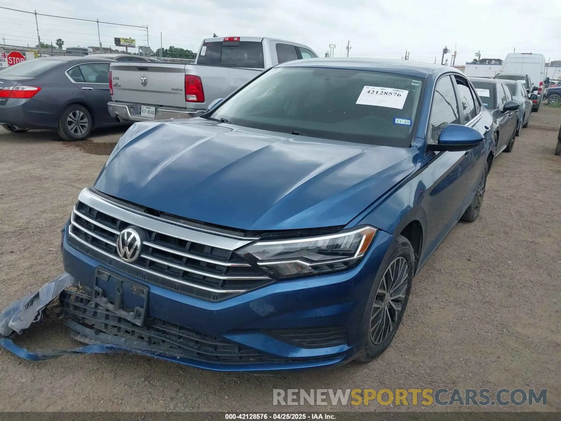 2 Photograph of a damaged car 3VWC57BU2MM025974 VOLKSWAGEN JETTA 2021
