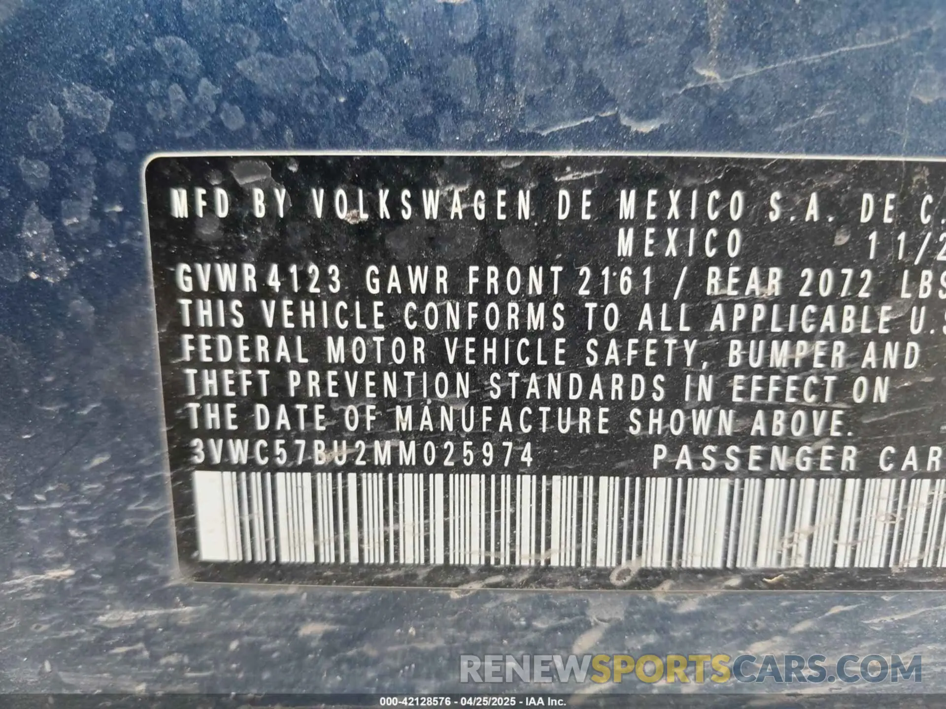 9 Photograph of a damaged car 3VWC57BU2MM025974 VOLKSWAGEN JETTA 2021
