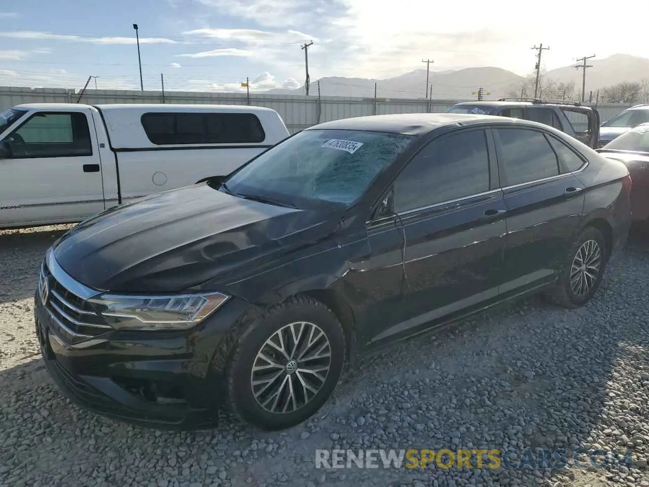 1 Photograph of a damaged car 3VWC57BU2MM055914 VOLKSWAGEN JETTA 2021
