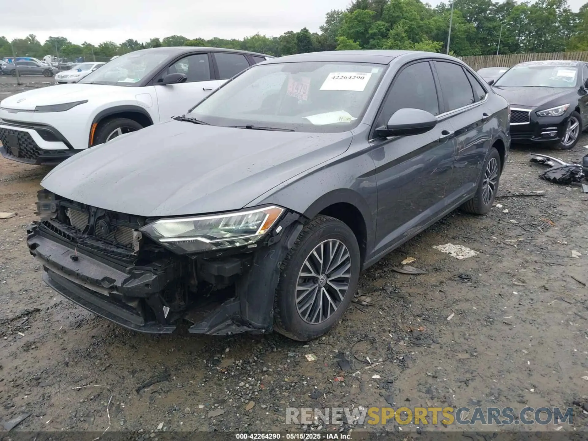 2 Photograph of a damaged car 3VWC57BU2MM103489 VOLKSWAGEN JETTA 2021