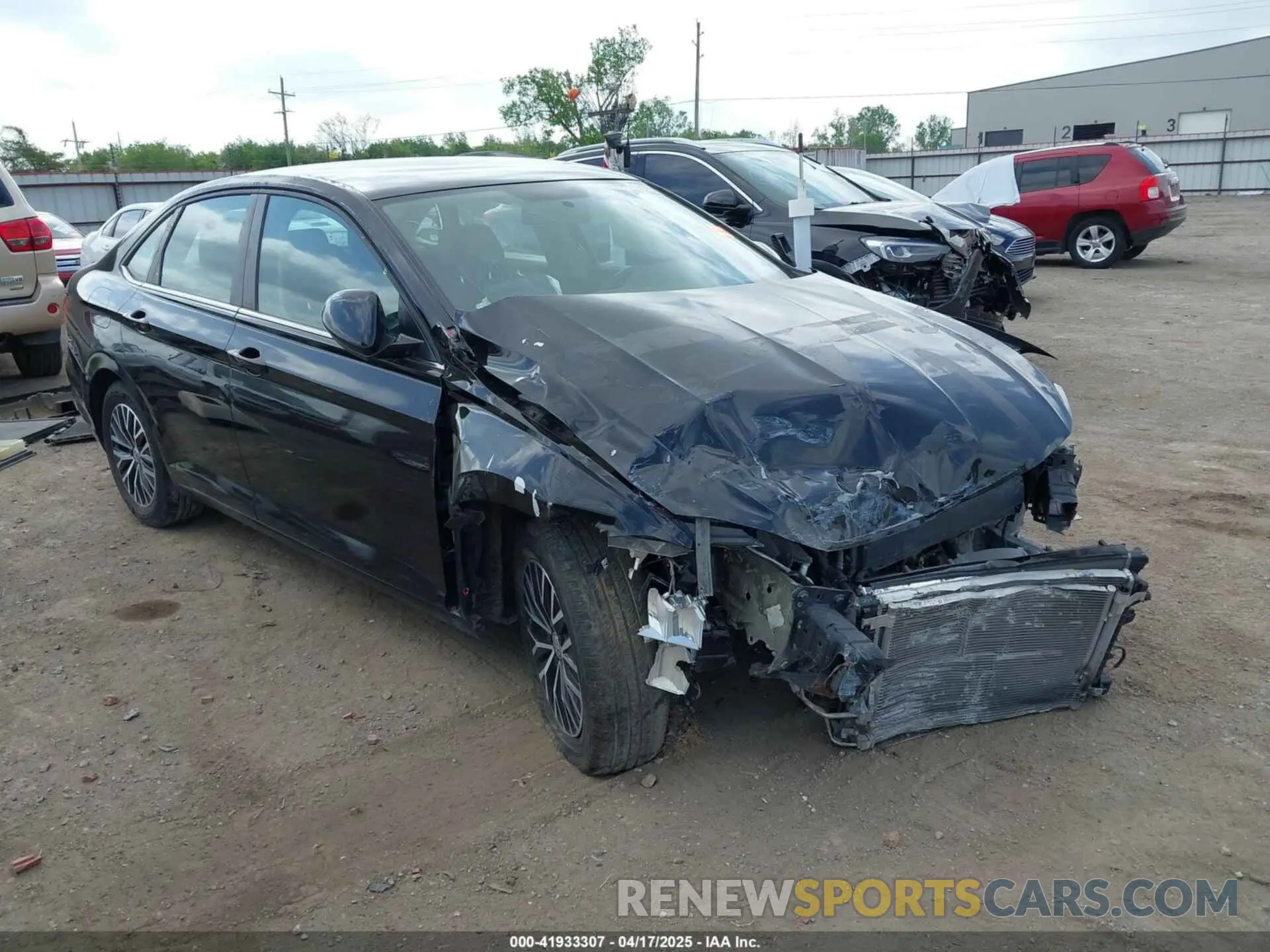 1 Photograph of a damaged car 3VWC57BU3MM049961 VOLKSWAGEN JETTA 2021