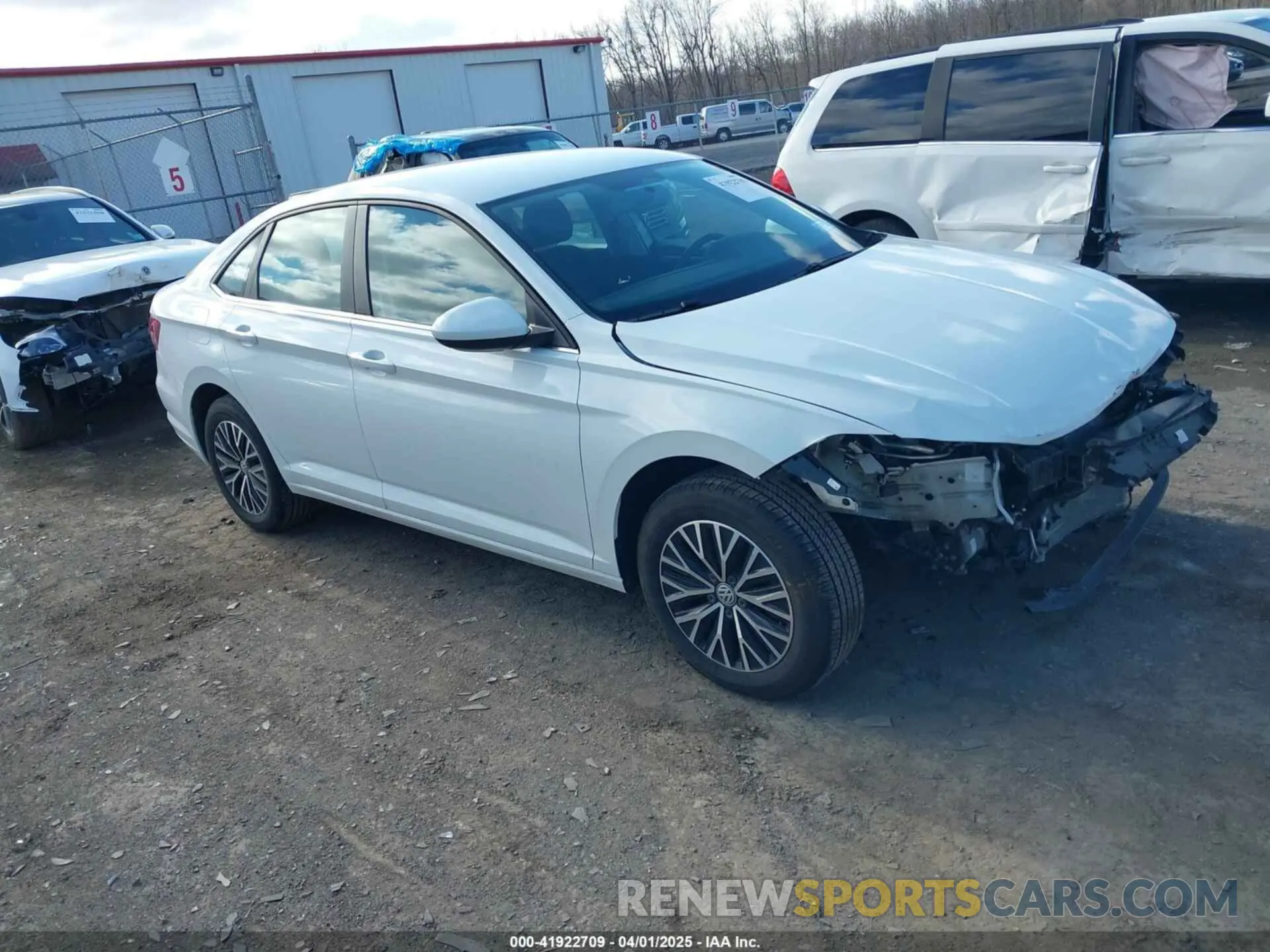 1 Photograph of a damaged car 3VWC57BU3MM071832 VOLKSWAGEN JETTA 2021