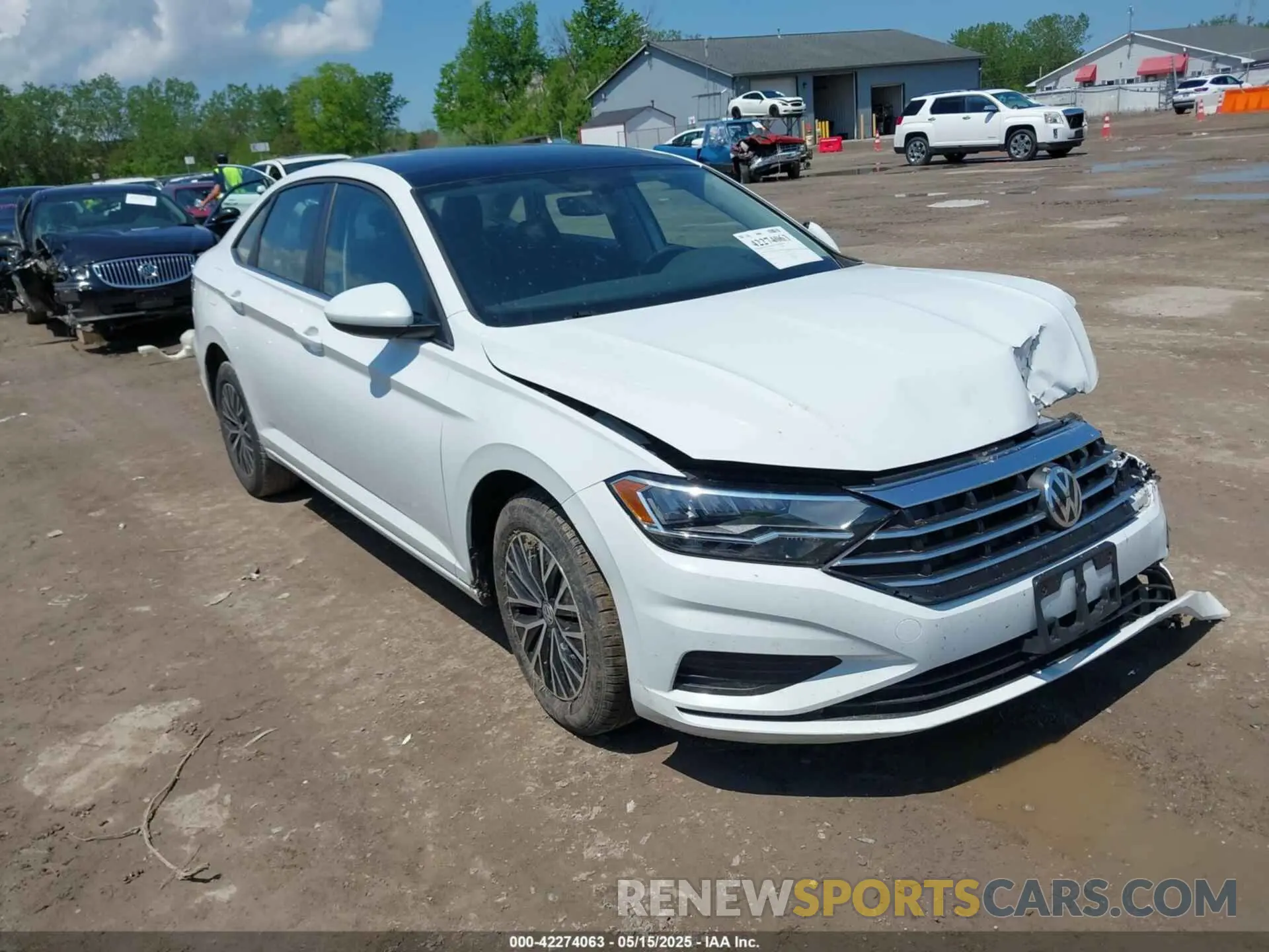 1 Photograph of a damaged car 3VWC57BU3MM079977 VOLKSWAGEN JETTA 2021