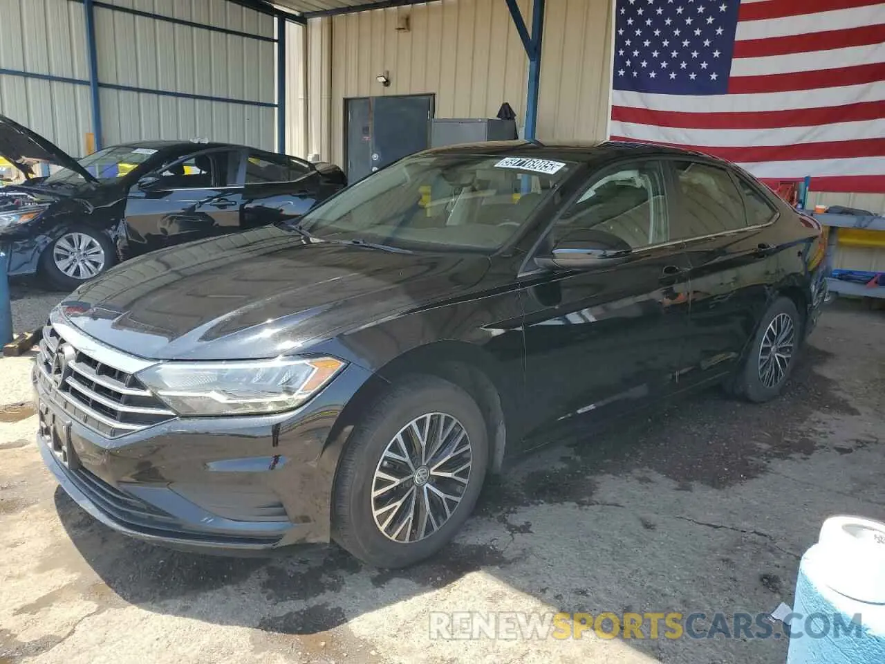 1 Photograph of a damaged car 3VWC57BU3MM082135 VOLKSWAGEN JETTA 2021