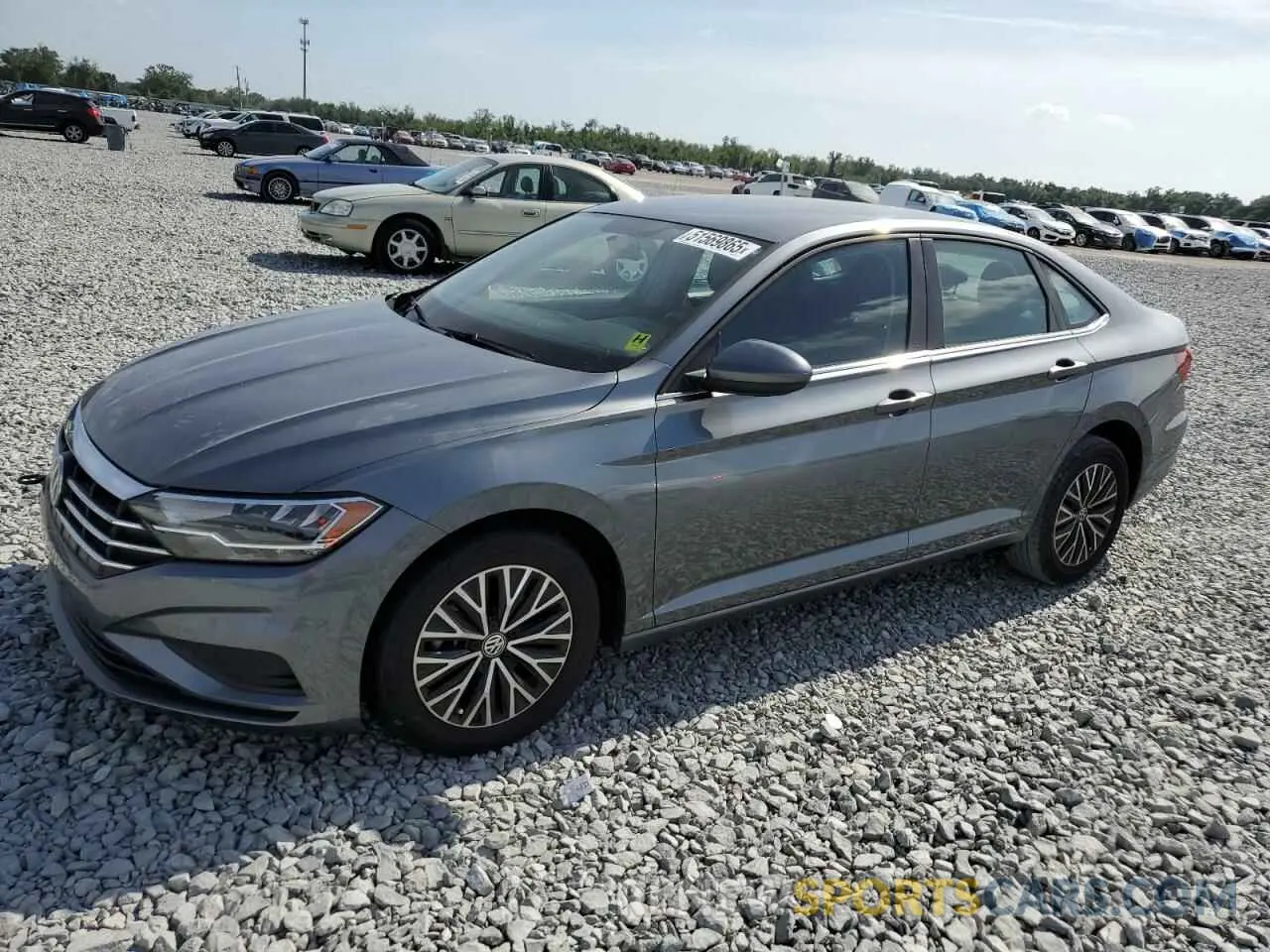 1 Photograph of a damaged car 3VWC57BU3MM090493 VOLKSWAGEN JETTA 2021