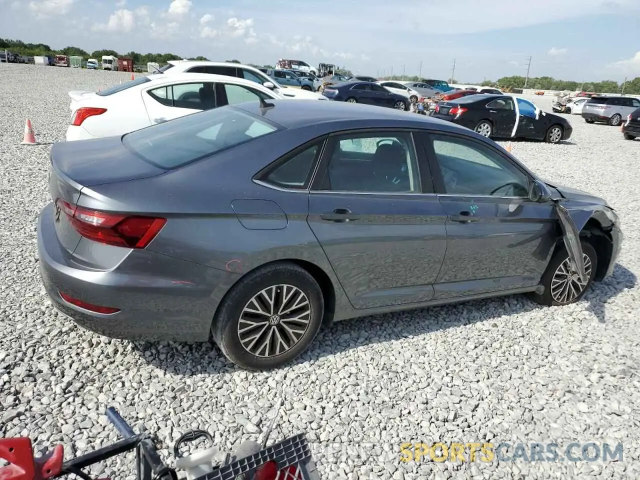 3 Photograph of a damaged car 3VWC57BU3MM090493 VOLKSWAGEN JETTA 2021