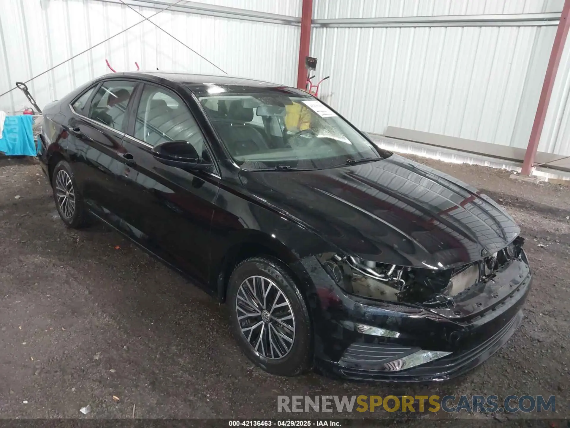 1 Photograph of a damaged car 3VWC57BU4MM009212 VOLKSWAGEN JETTA 2021