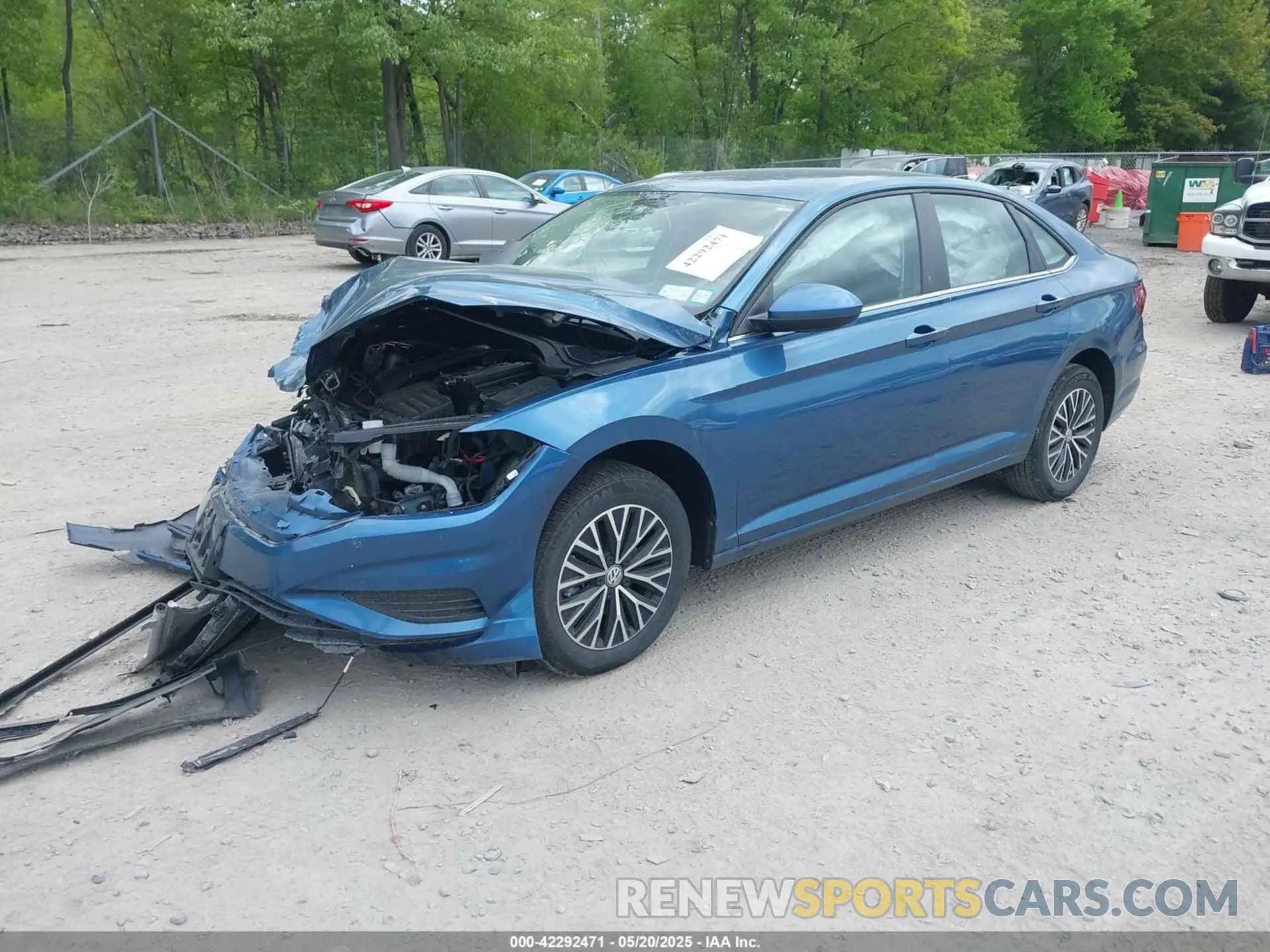 2 Photograph of a damaged car 3VWC57BU4MM012790 VOLKSWAGEN JETTA 2021