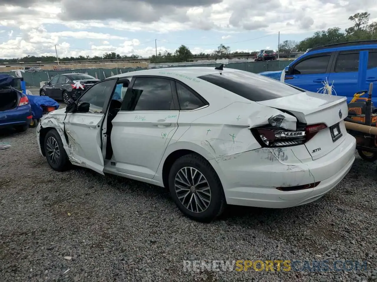 2 Photograph of a damaged car 3VWC57BU4MM045627 VOLKSWAGEN JETTA 2021