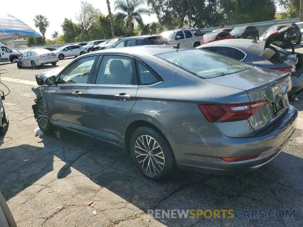 2 Photograph of a damaged car 3VWC57BU4MM081334 VOLKSWAGEN JETTA 2021
