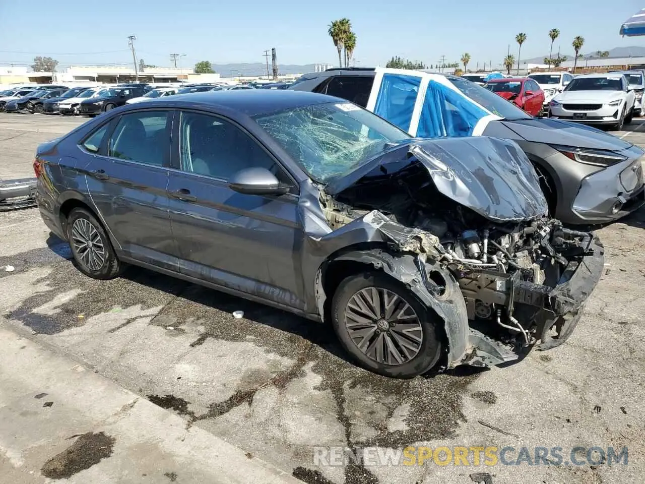 4 Photograph of a damaged car 3VWC57BU4MM081334 VOLKSWAGEN JETTA 2021