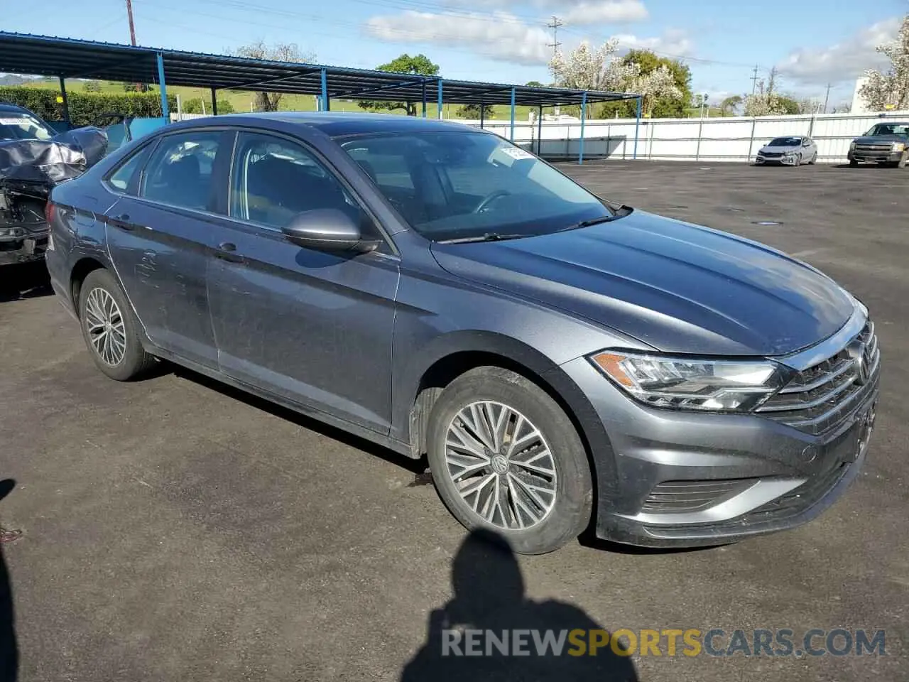 4 Photograph of a damaged car 3VWC57BU4MM091829 VOLKSWAGEN JETTA 2021