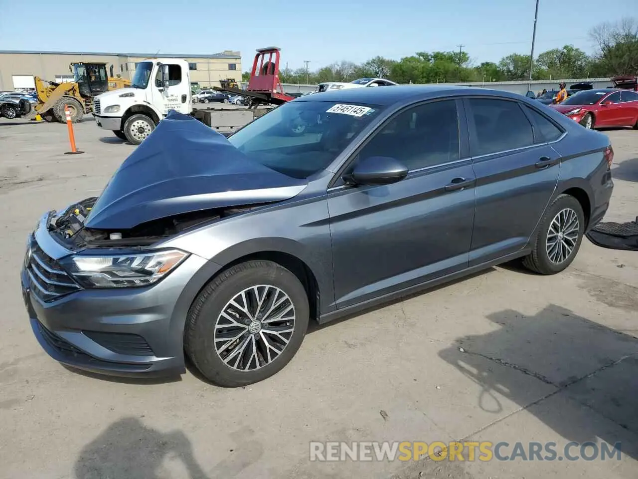 1 Photograph of a damaged car 3VWC57BU5MM009963 VOLKSWAGEN JETTA 2021