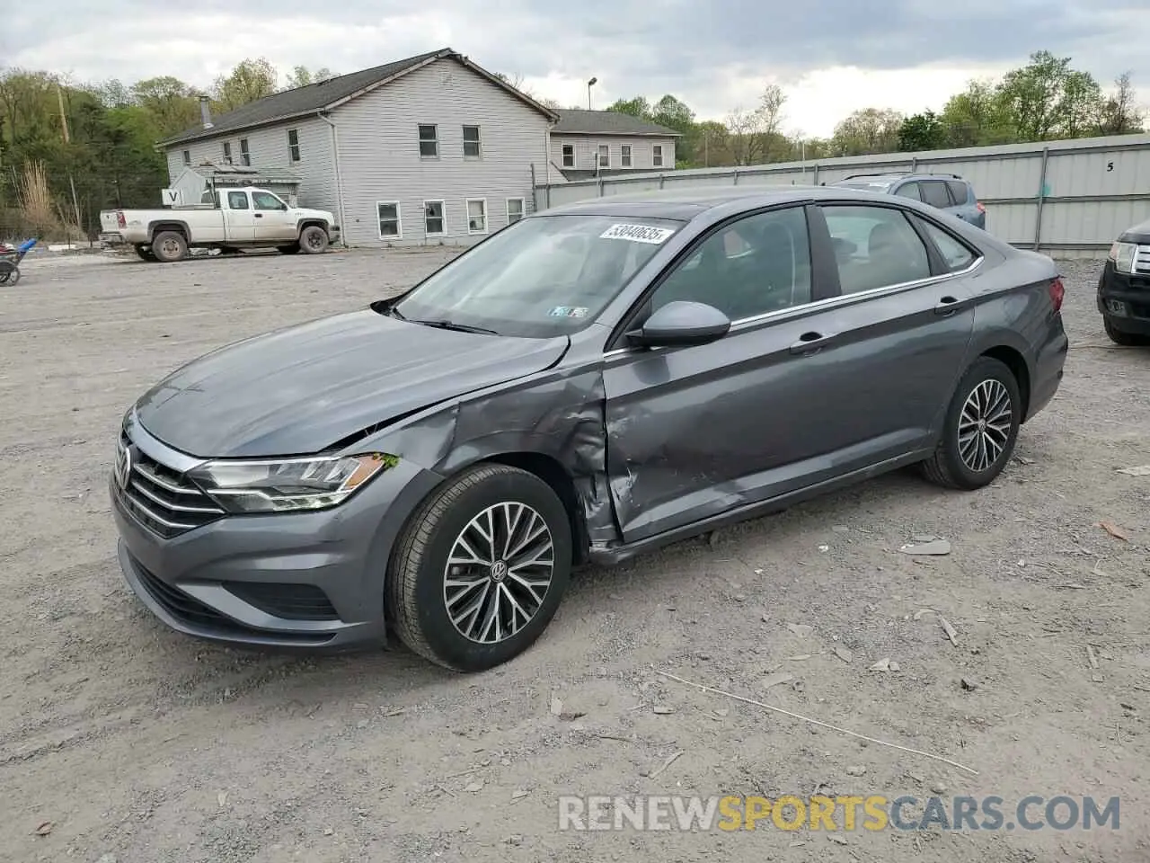 1 Photograph of a damaged car 3VWC57BU5MM015861 VOLKSWAGEN JETTA 2021