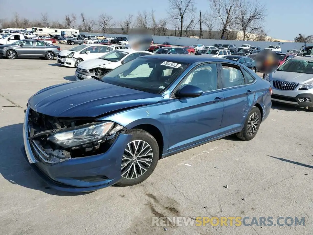 1 Photograph of a damaged car 3VWC57BU5MM017545 VOLKSWAGEN JETTA 2021